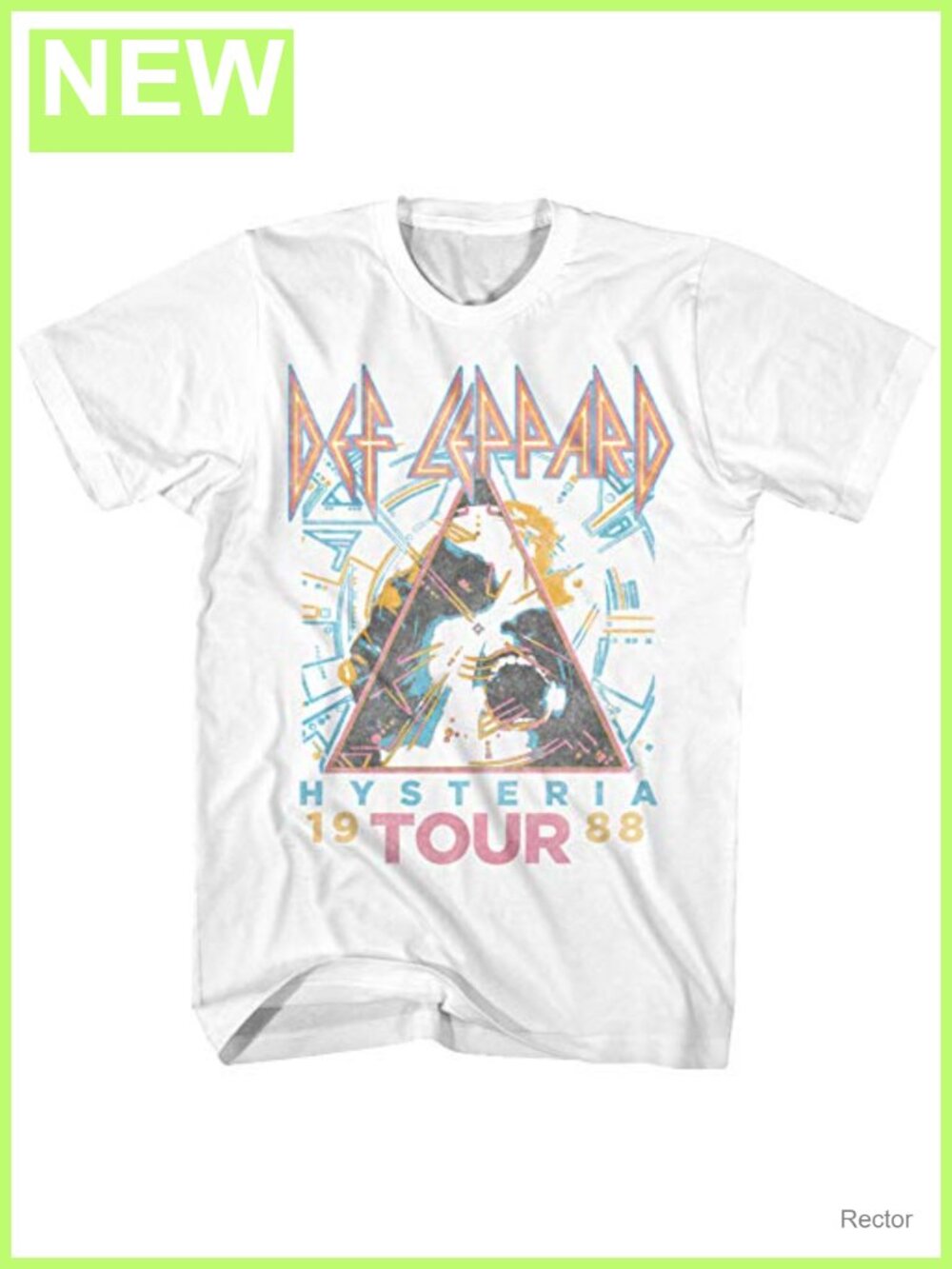 Def Leppard Hysteria 1988 Tour Officially Licensed Graphic Tee